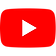 Red YouTube play button icon.