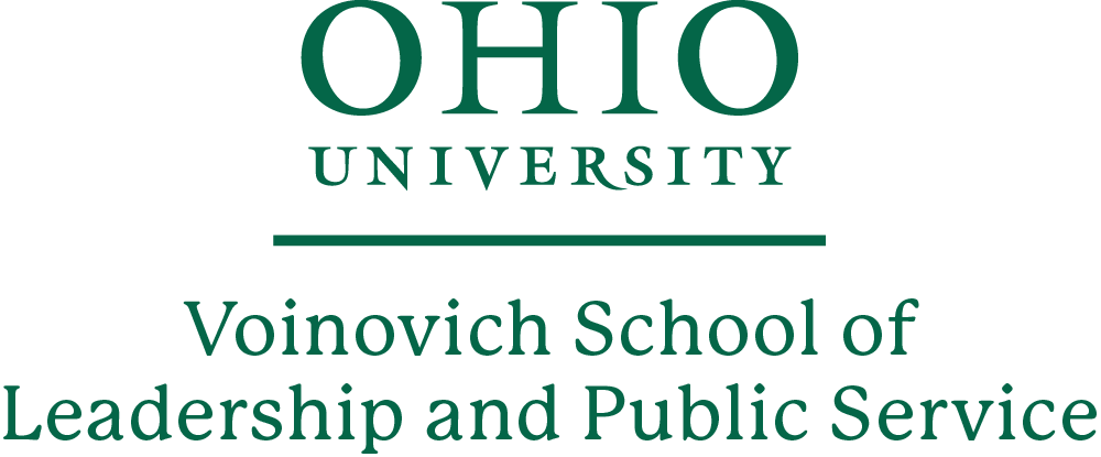 Ohio University Voinovich School logo.